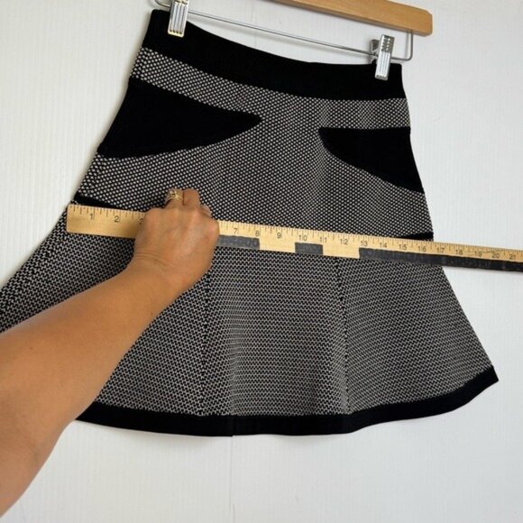 ALC Black and white Skater Mini Skirt Small - Picture 5 of 12